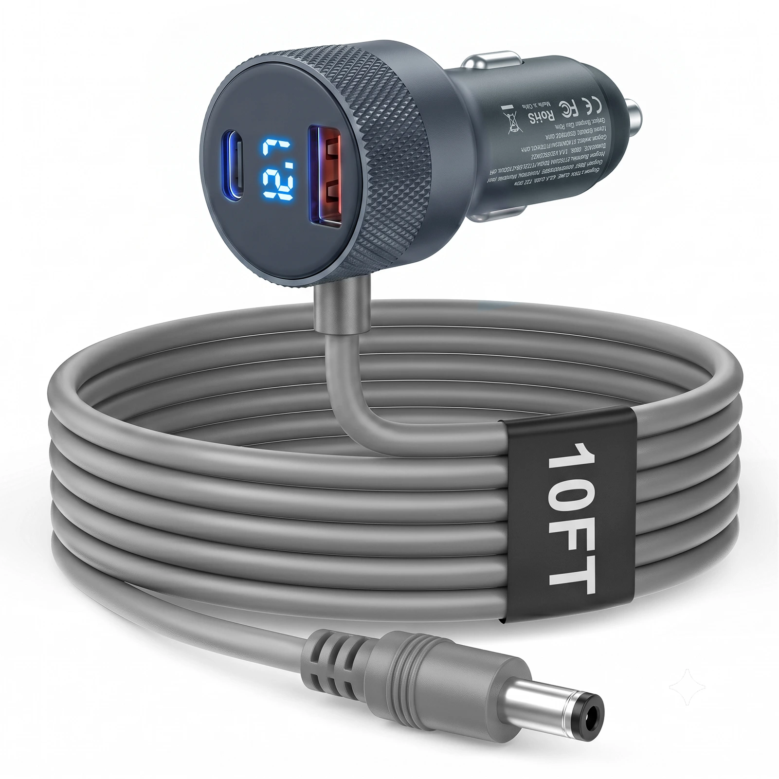 10FT Smart Car Charger