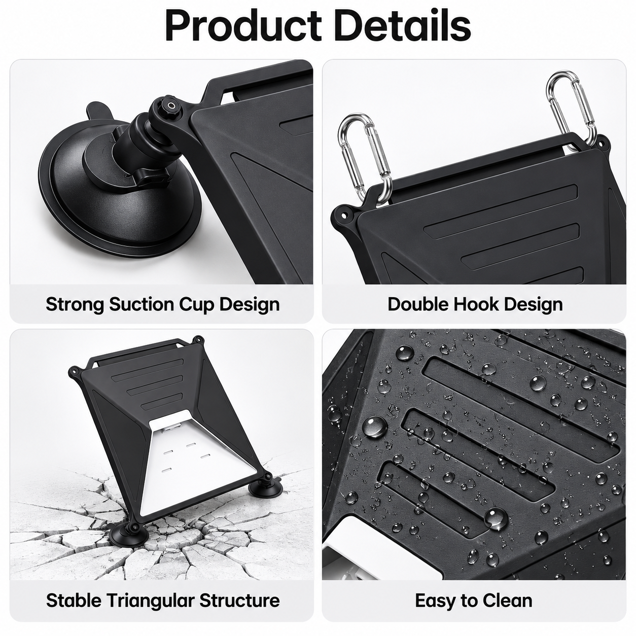 Oxlion Multi-Mount Kit | Suction Cup & Window Bracket for Starlink Mini